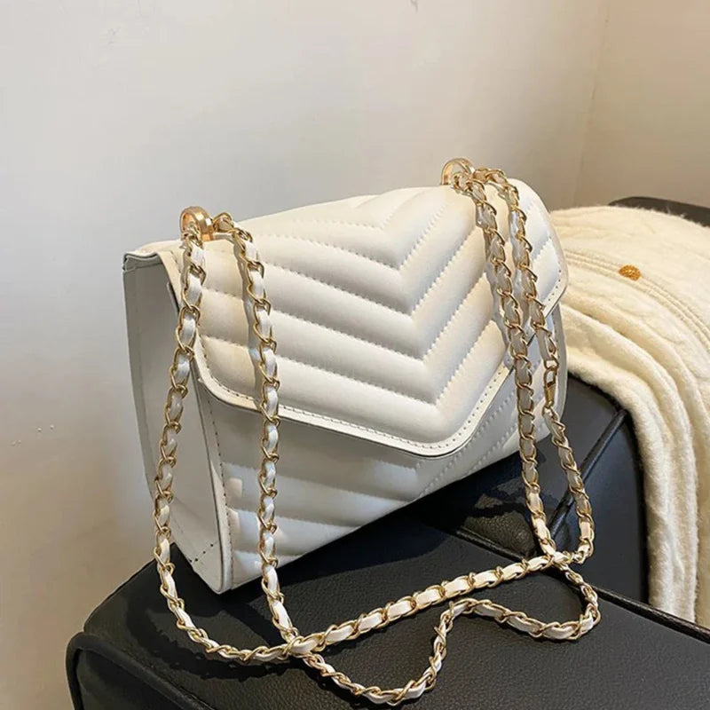 Bolsa transversal retrô feminina