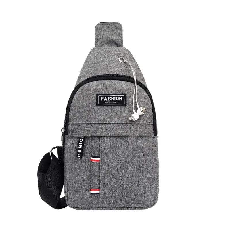 Bolsa Transversal Masculina em Nylon