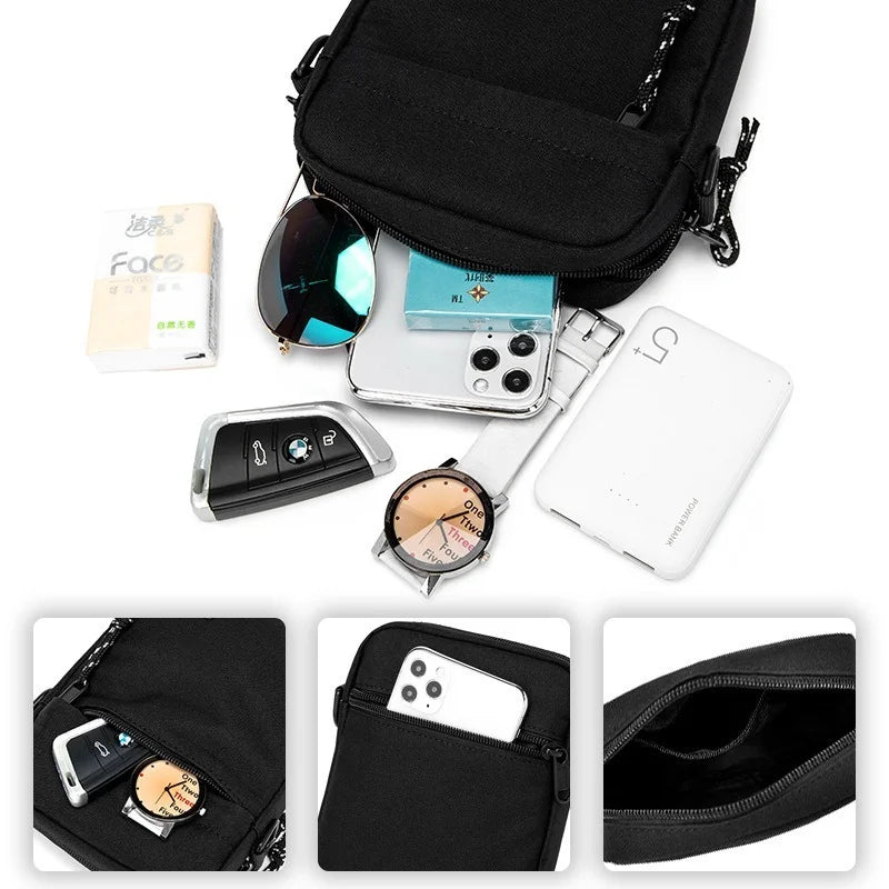 Bolsa masculina crossbody