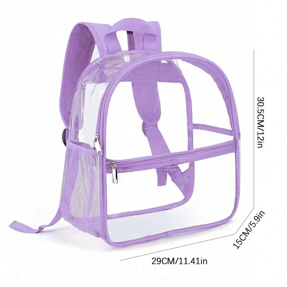 Mochila transparente impermeável