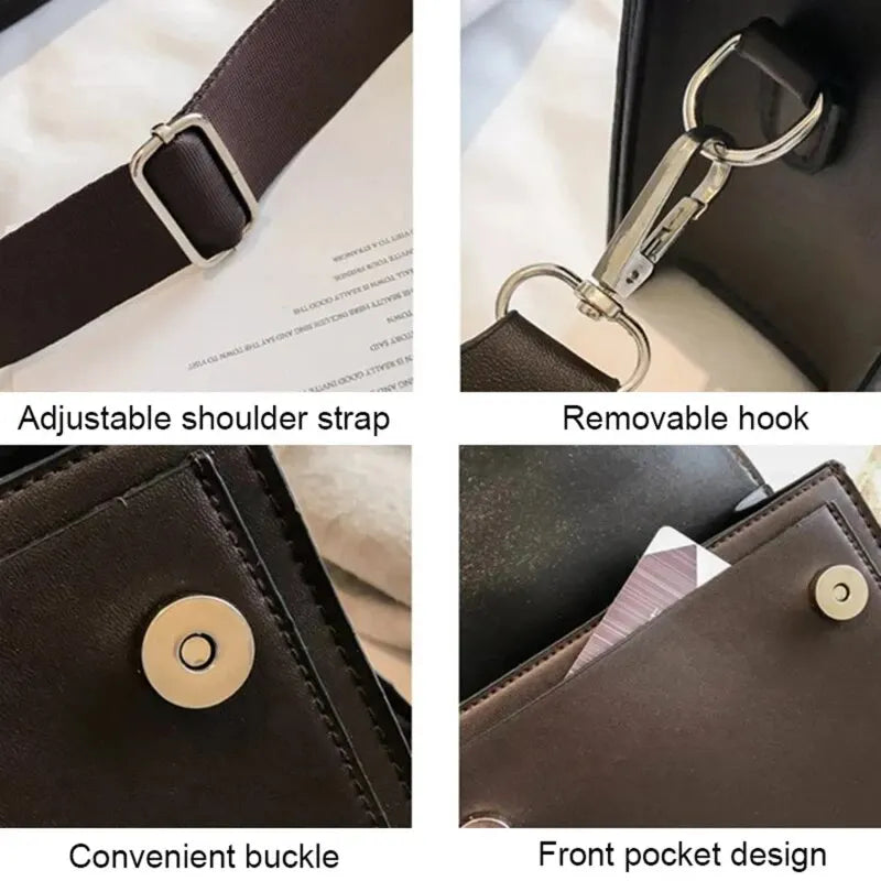 Bolsa Feminina Flap Bag em PU Premium